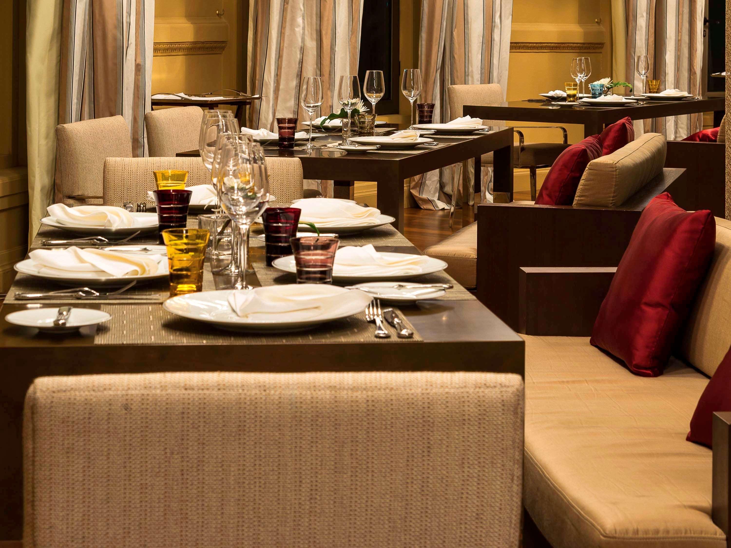 Sofitel Montevideo Casino Carrasco & Spa Exteriér fotografie The interior of the restaurant