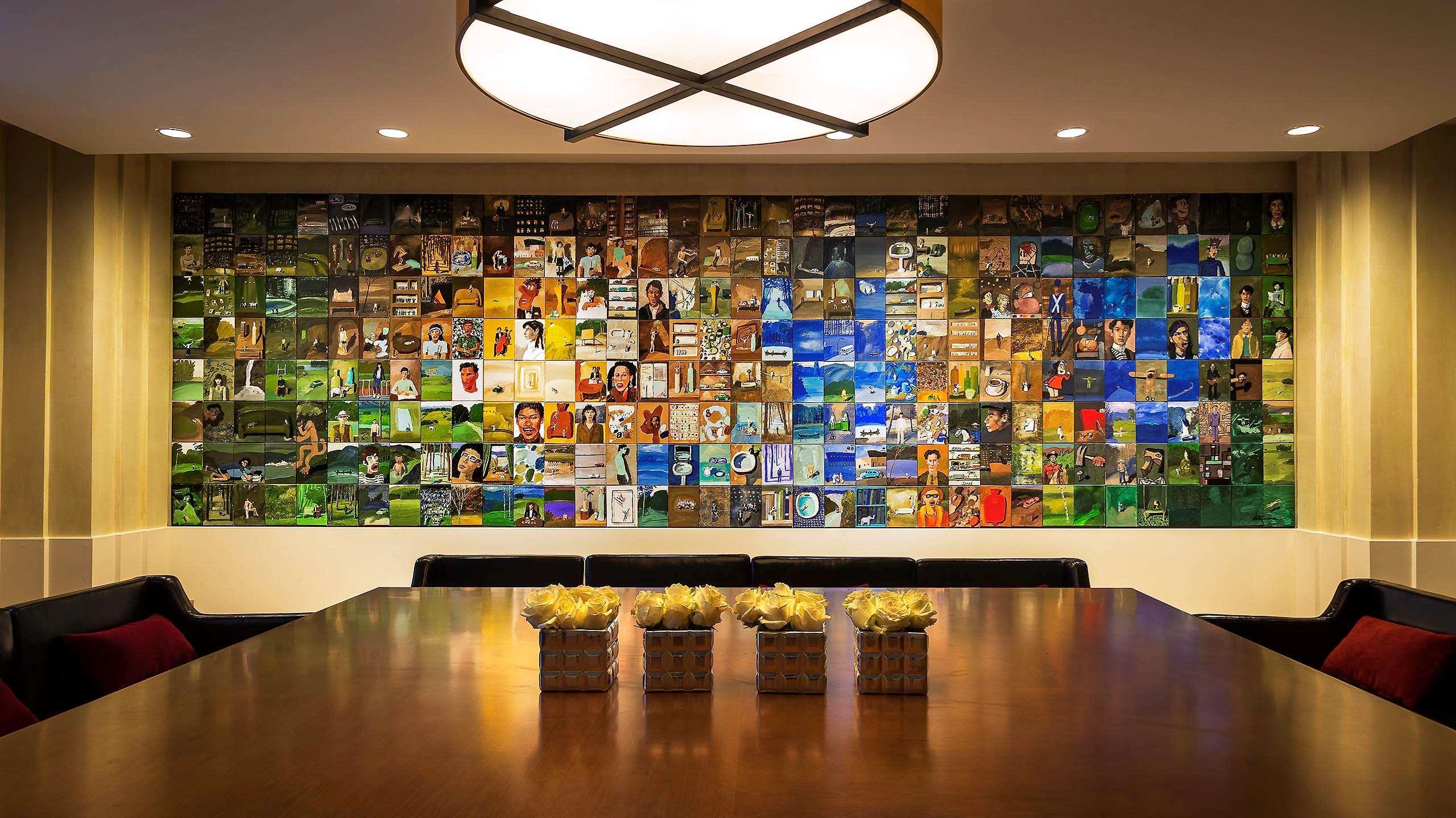 Sofitel Montevideo Casino Carrasco & Spa Exteriér fotografie The Wall of Fame at the headquarters of the National Basketball Players Association